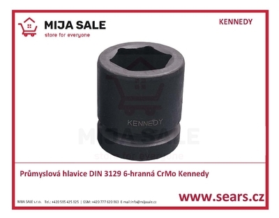 1" Průmyslová hlavice 36mm DIN 3129 6-hranná CrMo Kennedy