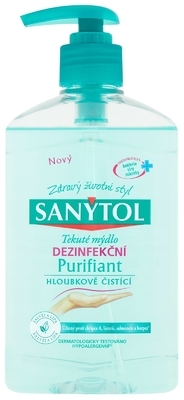 SANYTOL mýdlo dezinfekční 250 ml Purifiant - 1