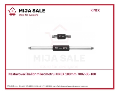Nastavovací kalibr mikrometru KINEX 100mm 7002-00-100