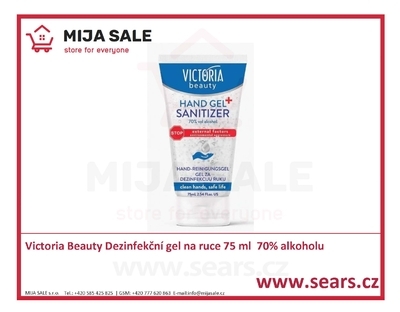 Victoria Beauty Dezinfekční gel na ruce 75 ml  70% alkoholu