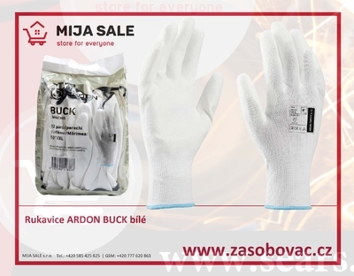 Pracovní rukavice ARDON BUCK velikost M bílé