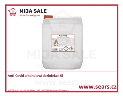 Anti-Covid alkoholová dezinfekce 5l