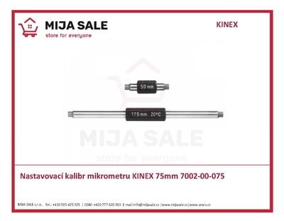 Nastavovací kalibr mikrometru KINEX 75mm 7002-00-075