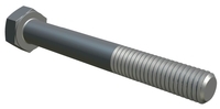 M10x1,25x 50 - DIN 960 - 8.8 - zinek - Šrouby se šestihrannou hlavou jemný částečný závit - 2/3
