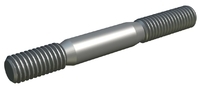 M 6x 20 - DIN 835 - A2 nerez - Šroub závrtný do slitin hliníku (délka závrtného konce 2d) - 2/3