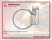 DIN 3017 - 8-12/9mm - A2 stailess steel - Hose clamps - 2/2