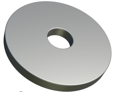 DIN 125 A - P 14x58x6 - ocel - zinek bílý - Podložka plochá pro dřevěné konstrukce - 3