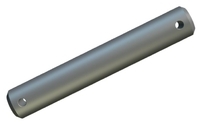 P 5x 20 DIN 1443B - ocel - zinek bílý - Čep bez hlavy s dírami pro závlačky, tolerance h11 - 4/4