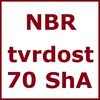 NBR tvrdost 70 ShA