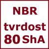 NBR tvrdost 80 ShA